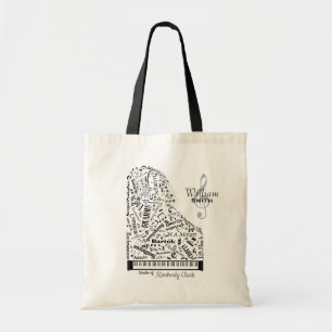 Bolsa Tote Professora personalizada do Grand Piano Student