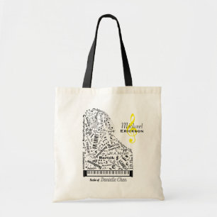 Bolsa Tote Professora personalizada do Grand Piano Student