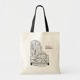 Bolsa Tote Professora personalizada do Grand Piano Student