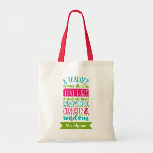 Bolsa Tote Professora Personalizada Sacos De Tota - Ignora O