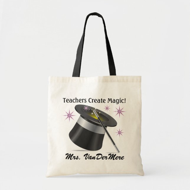 Bolsa Tote Professores Criam magia - SRF (Frente)