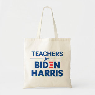 Bolsa Tote Professores de Biden Harris Texto Personalizado