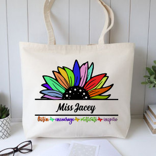 Bolsa Tote Professores de flores selvagens Apreciação, profes