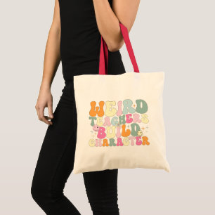 Bolsa Tote Professores Estranhos Construem Ensino de Personag