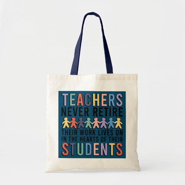 Bolsa Tote Professores Nunca Aposentam Aposentação De Profess (Frente)