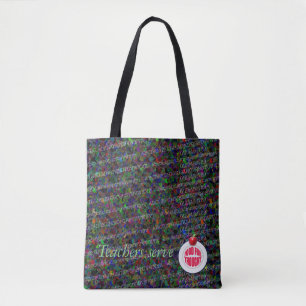 Bolsa Tote Professores servem comida para o pensamento.