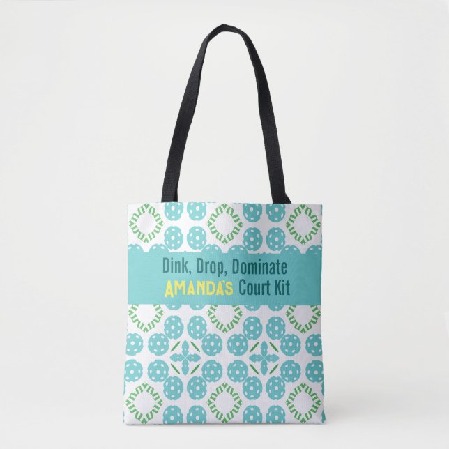 Bolsa Tote Profissional Personalizado de Pickleball (Frente)