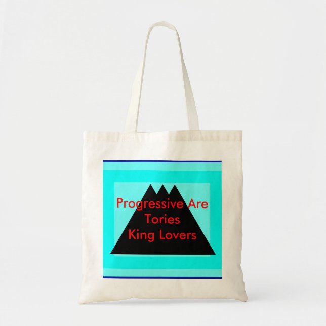 Bolsa Tote Progressistas são teorias King Lovers (Frente)