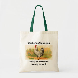 Bolsa Tote Promoção de Fazenda sustentável, seu nome de im