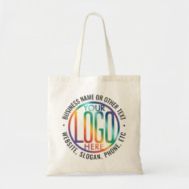 Bolsa Tote Promocional comercial com marca de logotipo redond