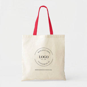Bolsa Tote Promocional de logotipo minimalista simples de tro