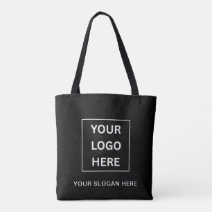 Bolsa Tote Promocional de texto e logotipo personalizado mini