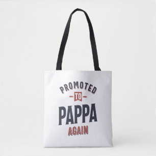 Bolsa Tote Promovido A Pappa Novamente Padre Vovô