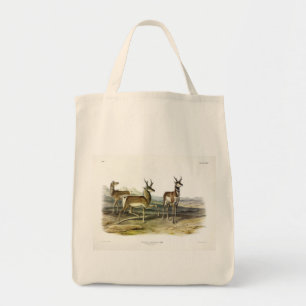 Bolsa Tote Pronghorn (Antílope de Coroa Pong), por Audubon
