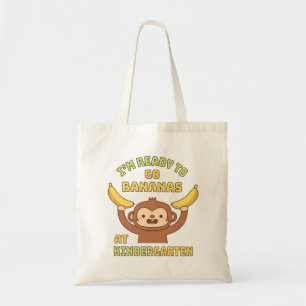 Bolsa Tote Pronto Para Ficar Louco no Jardim de Infância Maca