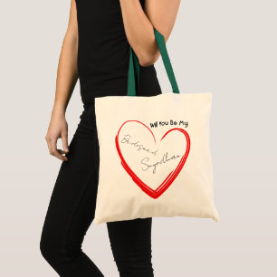 Bolsa Tote Proposta de Dama de Honra Orçamento da Festa de De