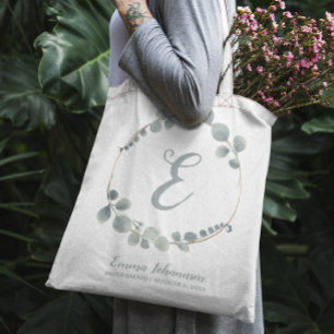 Bolsa Tote Proposta Personalizada para as Damas de Honra da N