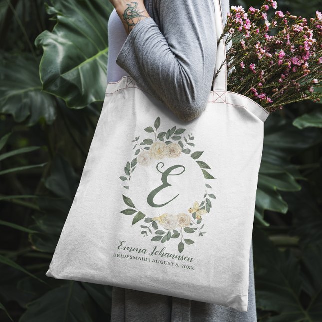 Bolsa Tote Proposta Personalizada para Damas de Honra Festa d (Criador carregado)