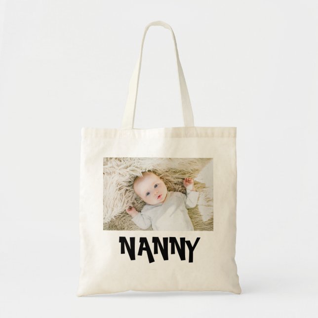 Bolsa Tote Própria Foto Personalizada Tote Bag (Frente)