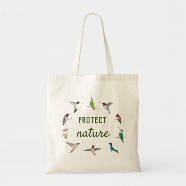 Bolsa Tote Proteger a natureza (Frente)