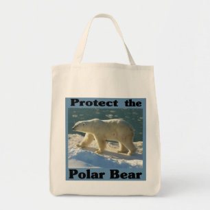 Bolsa Tote Proteja o Urso Polar
