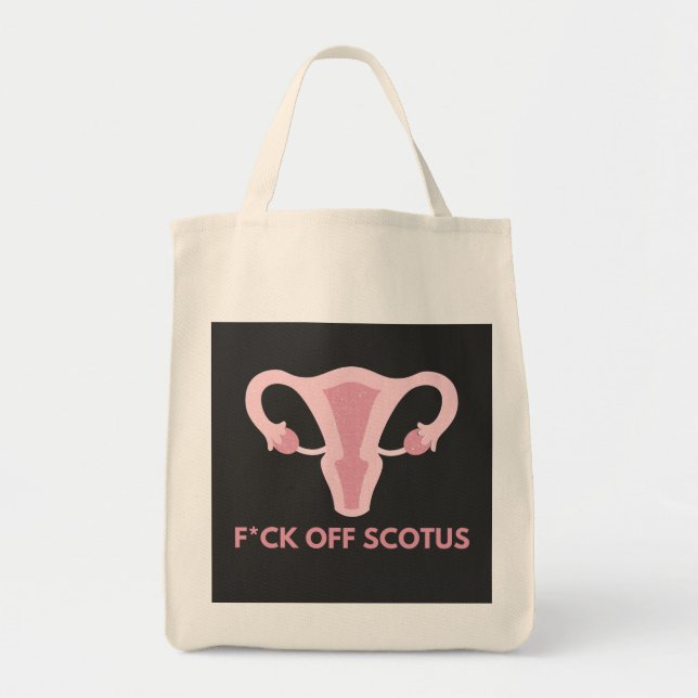 Bolsa Tote Protesto de Interdição do Aborto SCOTUS (Frente)