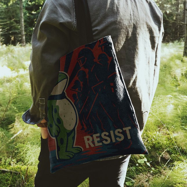 Bolsa Tote Protesto do Sapo de Portland (Criador carregado)