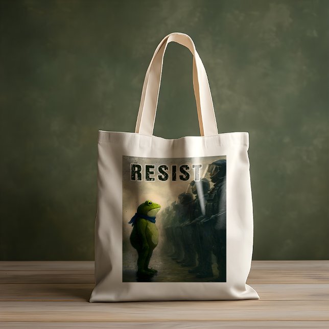 Bolsa Tote Protesto do Sapo de Portland (Criador carregado)