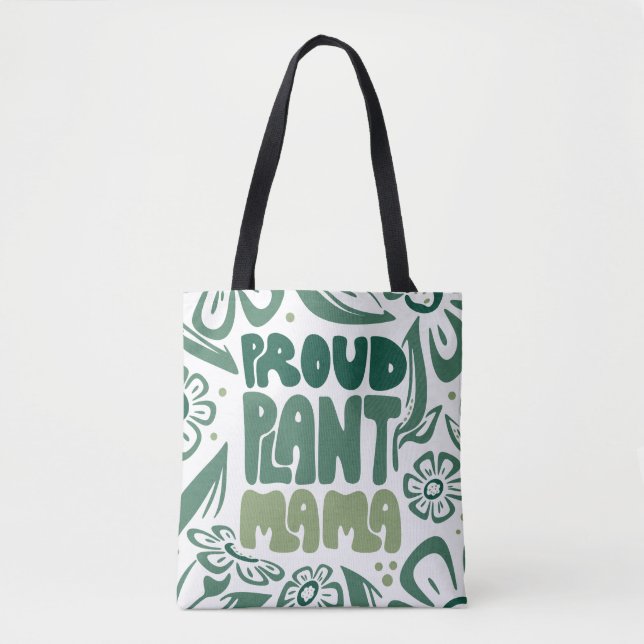Bolsa Tote Proud Plant Mama – Bold Plant Lover (Frente)