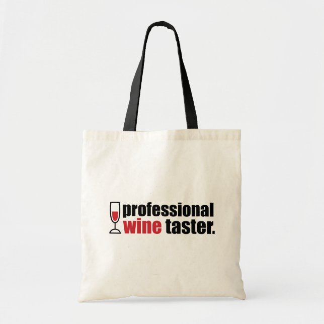 Bolsa Tote Provador profissional do vinho (Frente)