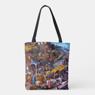 Bolsa Tote Provérbios Países Baixos, Pieter Bruegel, o Velh