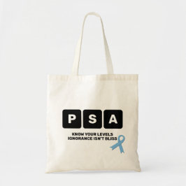 Bolsa Tote PSA de Consciência do Cancer da Próstata