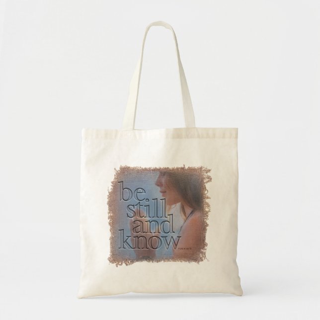 Bolsa Tote PSALM 46:10 - Tote Bag (Frente)