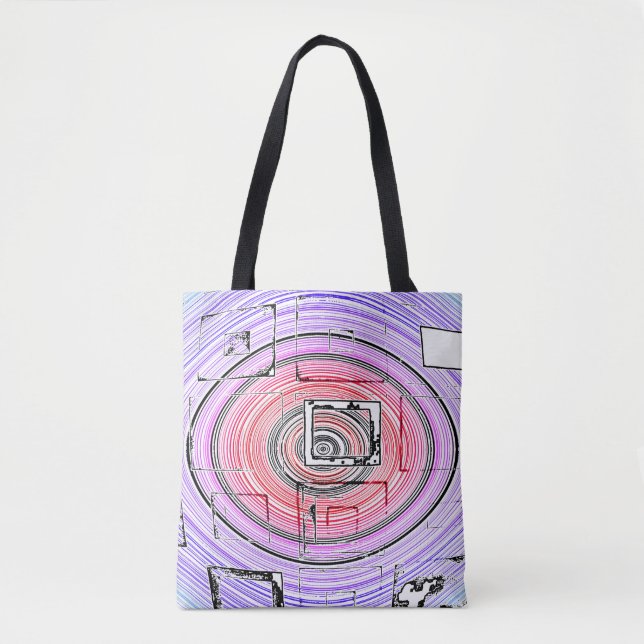 Bolsa Tote Psicodélico (Frente)