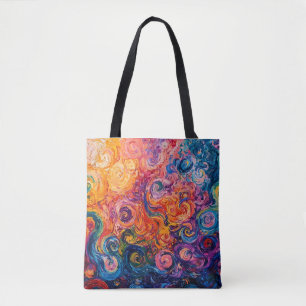 Bolsa Tote Psicodélicos Psicodélicos - Pintura a óleo