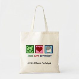 Bolsa Tote Psicologia do Amor pela Paz Personalizada
