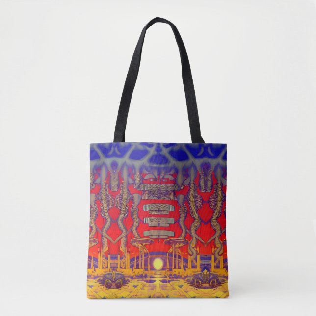 Bolsa Tote Psychedelic Dreamland (Frente)