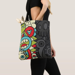Bolsa Tote Psychedelic Patterns