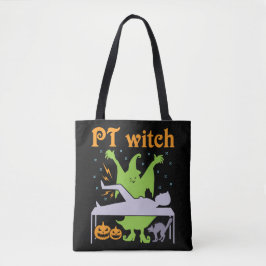 Bolsa Tote PT Bruxa Terapista Física Halloween