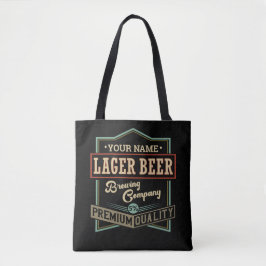 Bolsa Tote Pub de Bar de Rótulo de Criação de Cerveja Persona