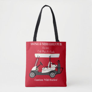 Bolsa Tote Pub de Golfe Carrinho de Golfe Cerveja & Lanches H