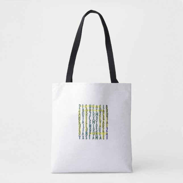 BOLSA TOTE PUERTO RICO WORD SEARCH (Frente)