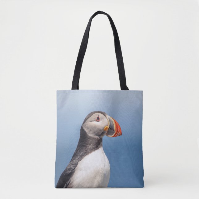 Bolsa Tote Puffin Atlântico em Machias, Maine (Frente)