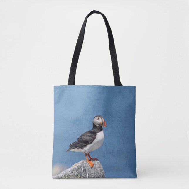 Bolsa Tote Puffin Atlântico em Machias, Maine (Frente)