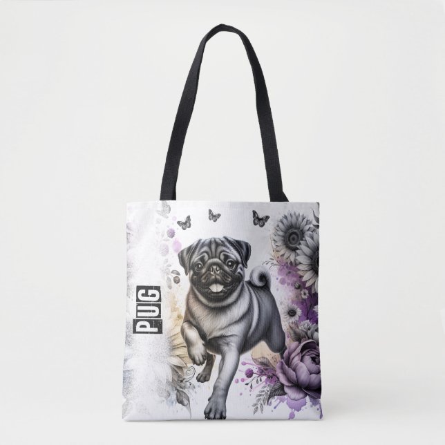 Bolsa Tote Pug (Frente)