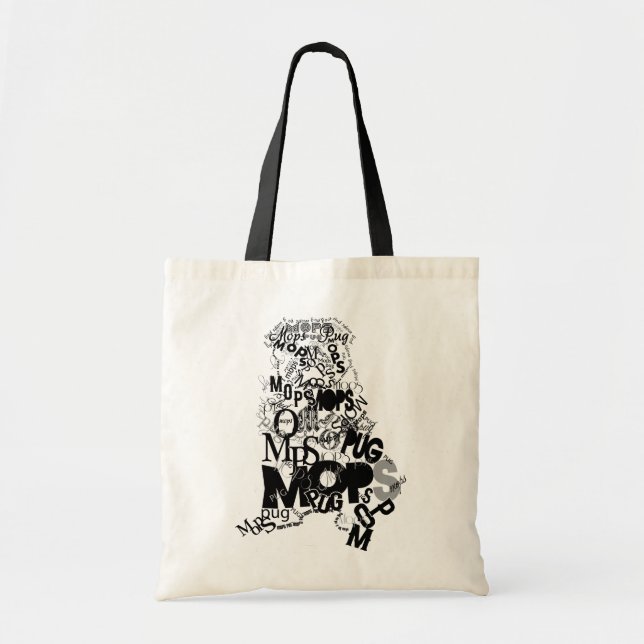 Bolsa Tote Pug (Frente)