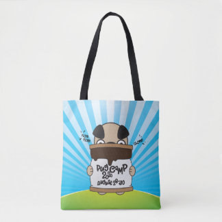 Bolsa Tote Pug Camp 2020 S'more Design