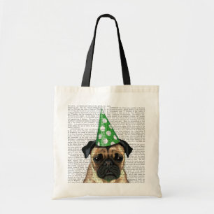 Bolsa Tote Pug da festa 2