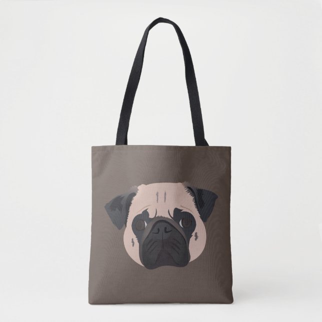 Bolsa Tote Pug Dog (Frente)