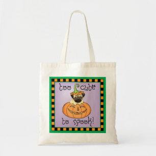 Bolsa Tote Pug Halloween